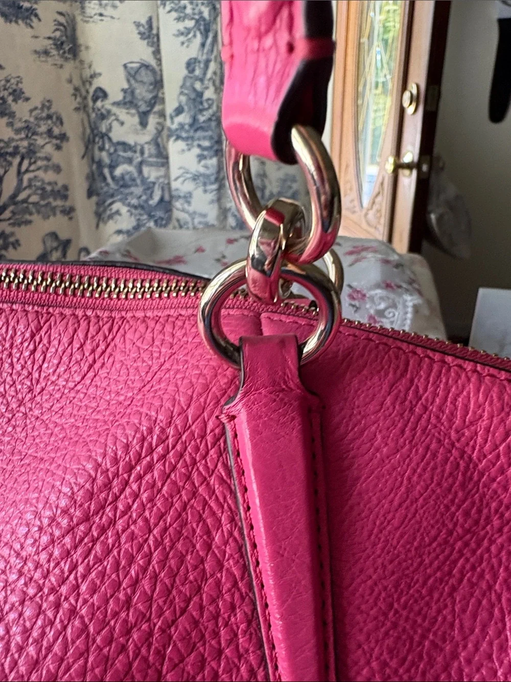 Coach pebbled leather